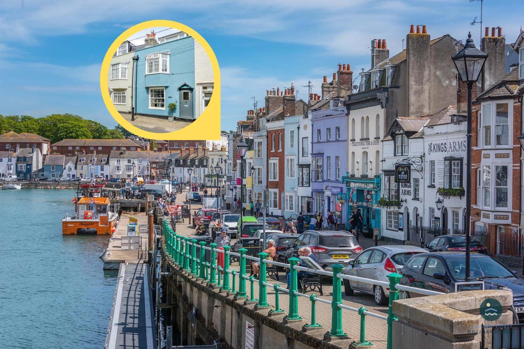 Cobb Cottage - Harbourside Permit Parking Weymouth Esterno foto
